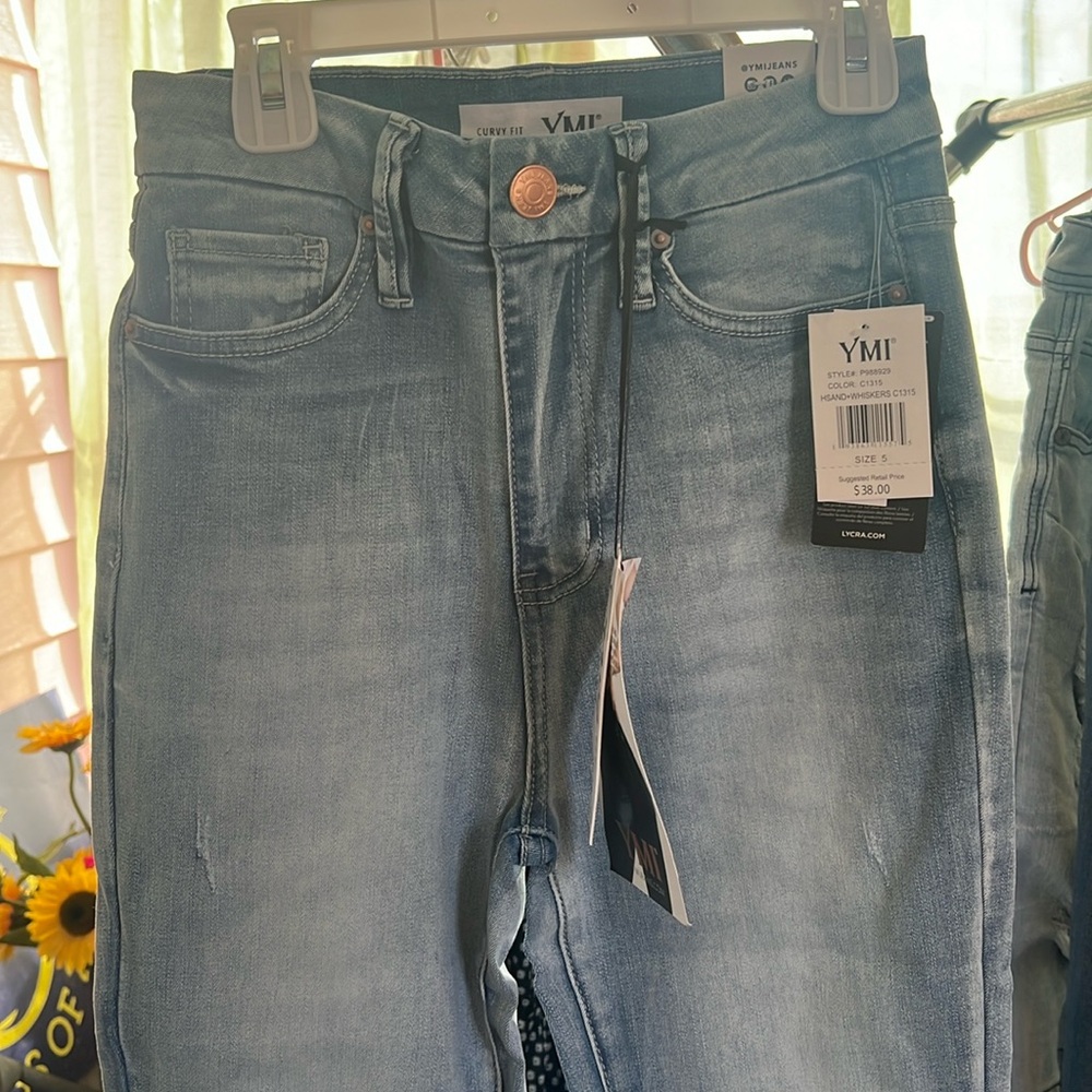 Blue YMI Jeans ultra high skinny curvy fit jeans
